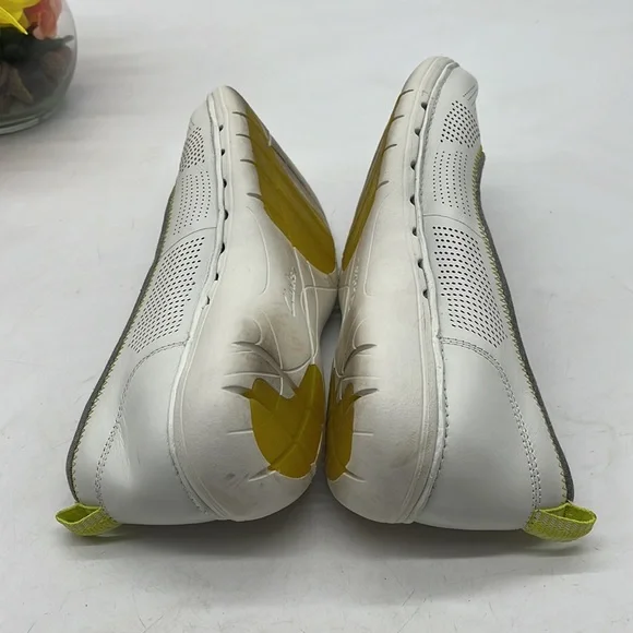 Clarks Artisan Unstructured White Ballet Flats Sz 8. BFL2705 - Picture 5 of 8